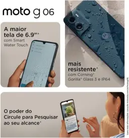 Smartphone Motorola Moto g06-128GB 12GB (4GB RAM + 8GB Ram Boost) e Camera 50MP — imagem 4
