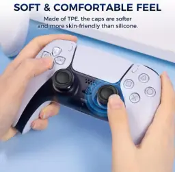 Tampas de substituição para joystick para controle PS5/PS4 — imagem 5