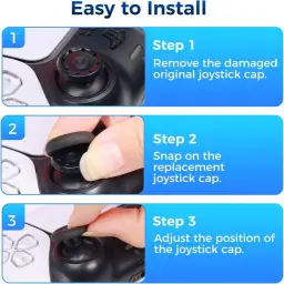 Tampas de substituição para joystick para controle PS5/PS4 — imagem 6