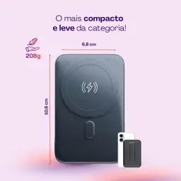Geonav Power Bank, Carregador Portátil Universal por Indução 10.000mAh — imagem 2