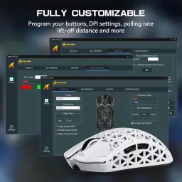 ATTACK SHARK R5 Ultra Mouse gamer sem fio HyperSpeed de fibra de carbono — imagem 8