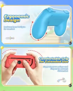 Suporte Grip De Mão Controle Joy-con Nintendo Switch — imagem 2