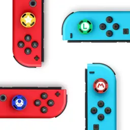 4 peças de silicone Joystick Thumb Stick Grip Case Cap para Nintendo Switch NS — imagem 2