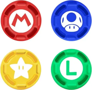 4 peças de silicone Joystick Thumb Stick Grip Case Cap para Nintendo Switch NS