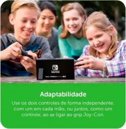 Nintendo, Controle Nintendo Switch, Joy-Con, Esquerdo e Direito, Versátil — imagem 3