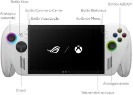 ROG Xbox Ally Console Portátil Tela 7" Touchscreen 120Hz, AMD Ryzen Z2A 2 GHz — imagem 3