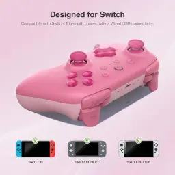 8Bitdo Ultimate 2C Bluetooth Controller (Hall Effect Joystick) for Switch — imagem 4