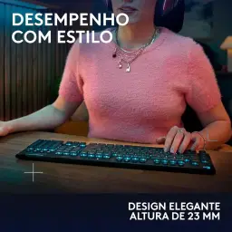 Teclado Mecânico Gamer Sem Fio Logitech G915 X LIGHTSPEED com RGB LIGHTSYNC — imagem 8