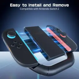 HEYSTOP Controle de Volante de Corrida para Switch 2 Case com 2 Mini Controles — imagem 4