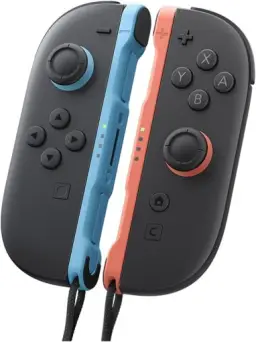Nintendo, Controle Joy-Con 2, Nintendo Switch 2, Azul Claro e Vermelho Claro — imagem 3