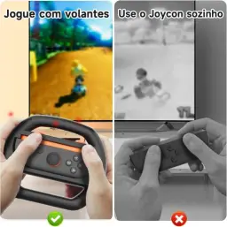 Volante para Nintendo Switch 2 (2025), Steering Wheel Volantes de Corrida para — imagem 2