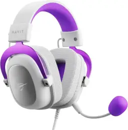 Havit Headphone Fone de Ouvido H2002d Purple, Gamer, com Microfone — imagem 5