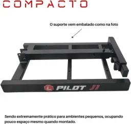 LimaRace Suporte Para Volantes Pilot J1 USB Preto - PC, PS3, PS4, XBOX 360, ONE — imagem 2