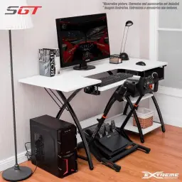 Extreme Simracing Suporte Para Volante Cockpit Simulador SGT Preto — imagem 2