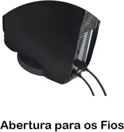 Capa PS5 Vertical Anti Poeira Impermeável Preta — imagem 2