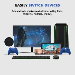 Controle Sem Fio Xbox - Shock Blue — imagem 6