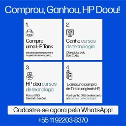 Impressora Multifuncional HP Smart Tank 581 Tanque de Tinta Colorida Wi-Fi — imagem 3