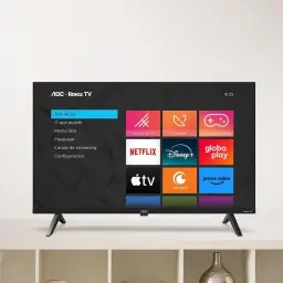 AOC, Smart TV, Roku, 32'' HD, 32S5045/78G, com HDMI, USB, Wi-Fi — imagem 10