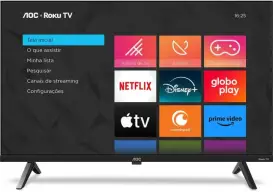 AOC, Smart TV, Roku, 32'' HD, 32S5045/78G, com HDMI, USB, Wi-Fi — imagem 5