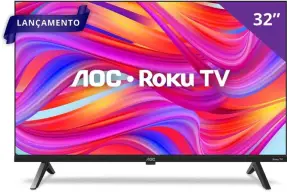 AOC Smart TV Roku 32'' HD 32S5045/78G