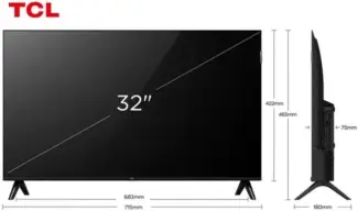 Smart TV TCL 32 Polegadas HD QLED S5K WiFi Bluetooth Google TV 2 HDMI HDR10 — imagem 3