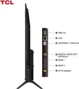 Smart TV TCL 32 Polegadas HD QLED S5K WiFi Bluetooth Google TV 2 HDMI HDR10 — imagem 5