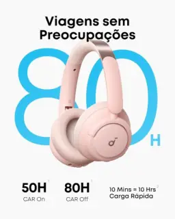 soundcore Q30 da Anker, Fone de Ouvido Bluetooth Sem Fio, ANC Híbrido Ativo — imagem 5
