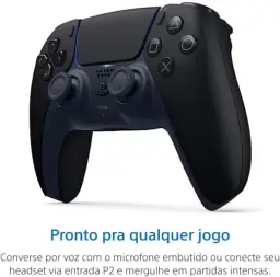 Controle sem fio DualSense Midnight Black — imagem 5