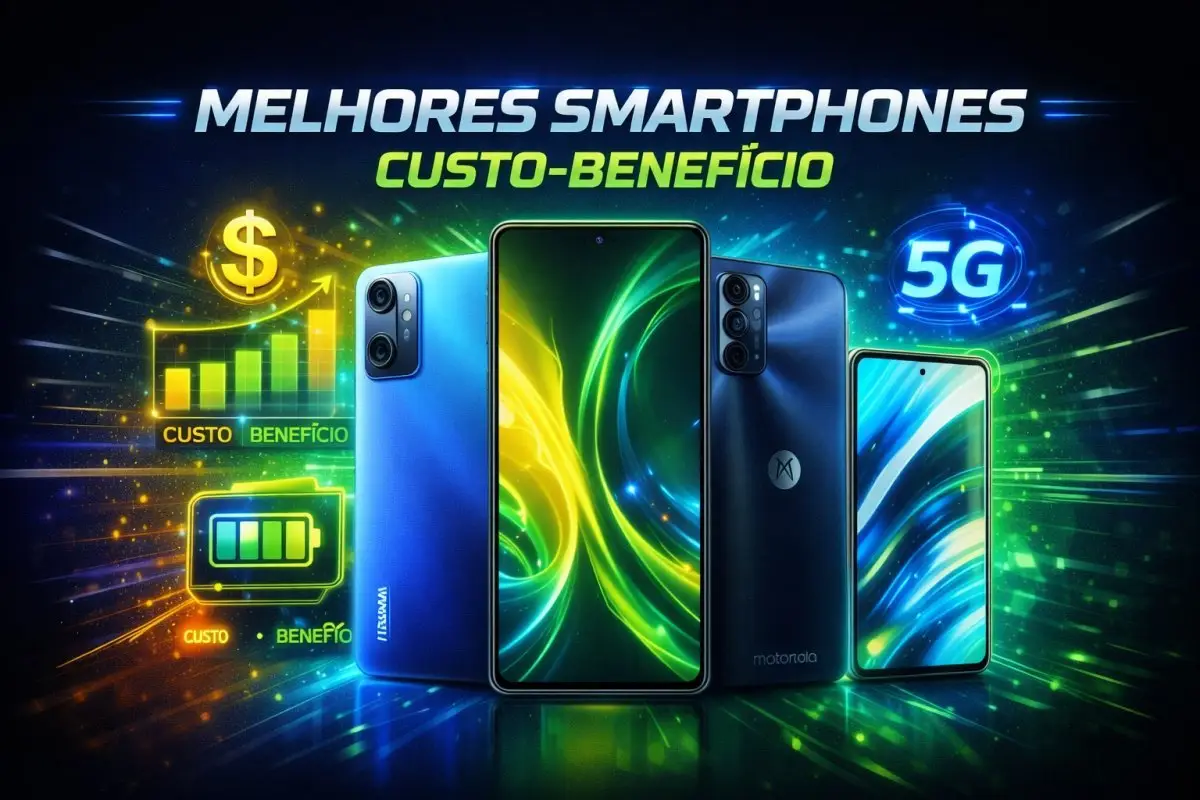 Top 3 Smartphones Custo-Benefício para Turbinar seu Julho de 2026