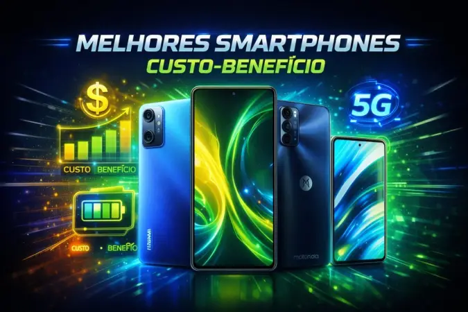 Top 3 Smartphones Custo-Benefício para Turbinar seu Julho de 2026