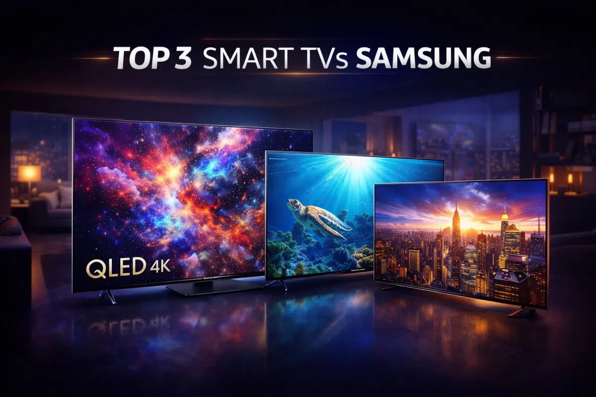 Melhores Smart TVs Samsung em 2026: Top 3 para Julho