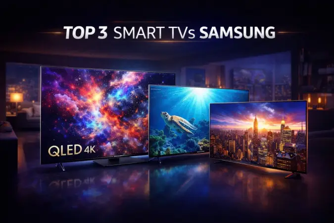 Melhores Smart TVs Samsung em 2026: Top 3 para Julho