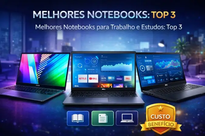 Melhores Notebooks para Trabalho e Estudos em 2026: Guia Completo