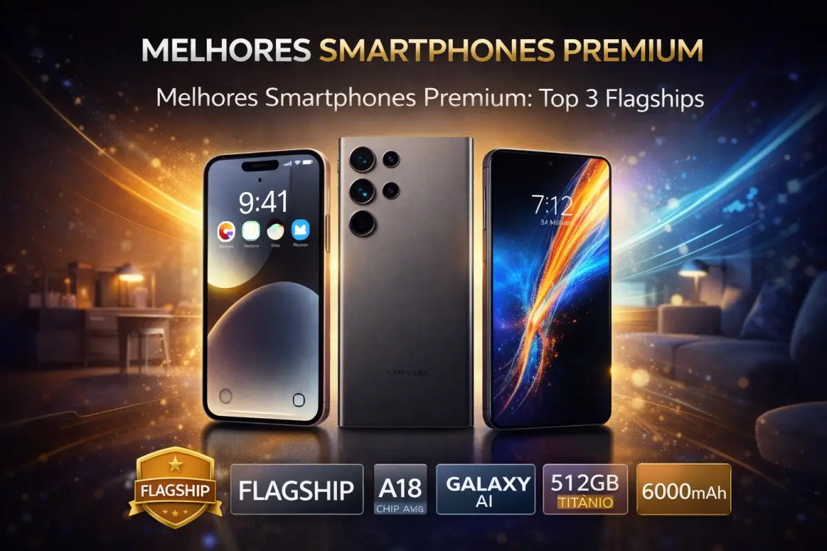 Melhores Smartphones Premium: Top 3 Flagships
