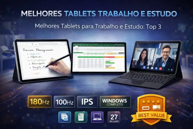 Melhores Tablets para Trabalho e Estudo: Top 3