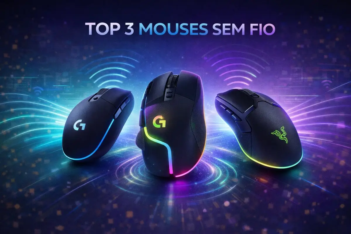 Logitech MX Master 3S, Redragon Invader Pro ou St4r Pro: Qual o melhor mouse sem fio?