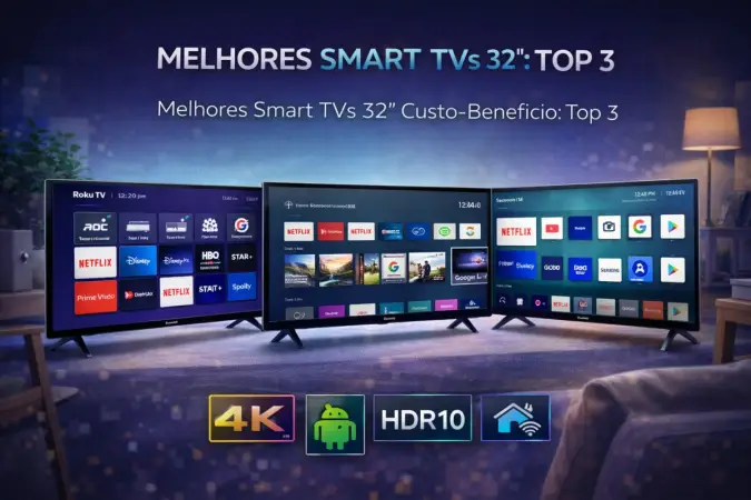 Qual Smart TV 32 escolher? Philco Roku TV vs LG HD vs Philco Android TV