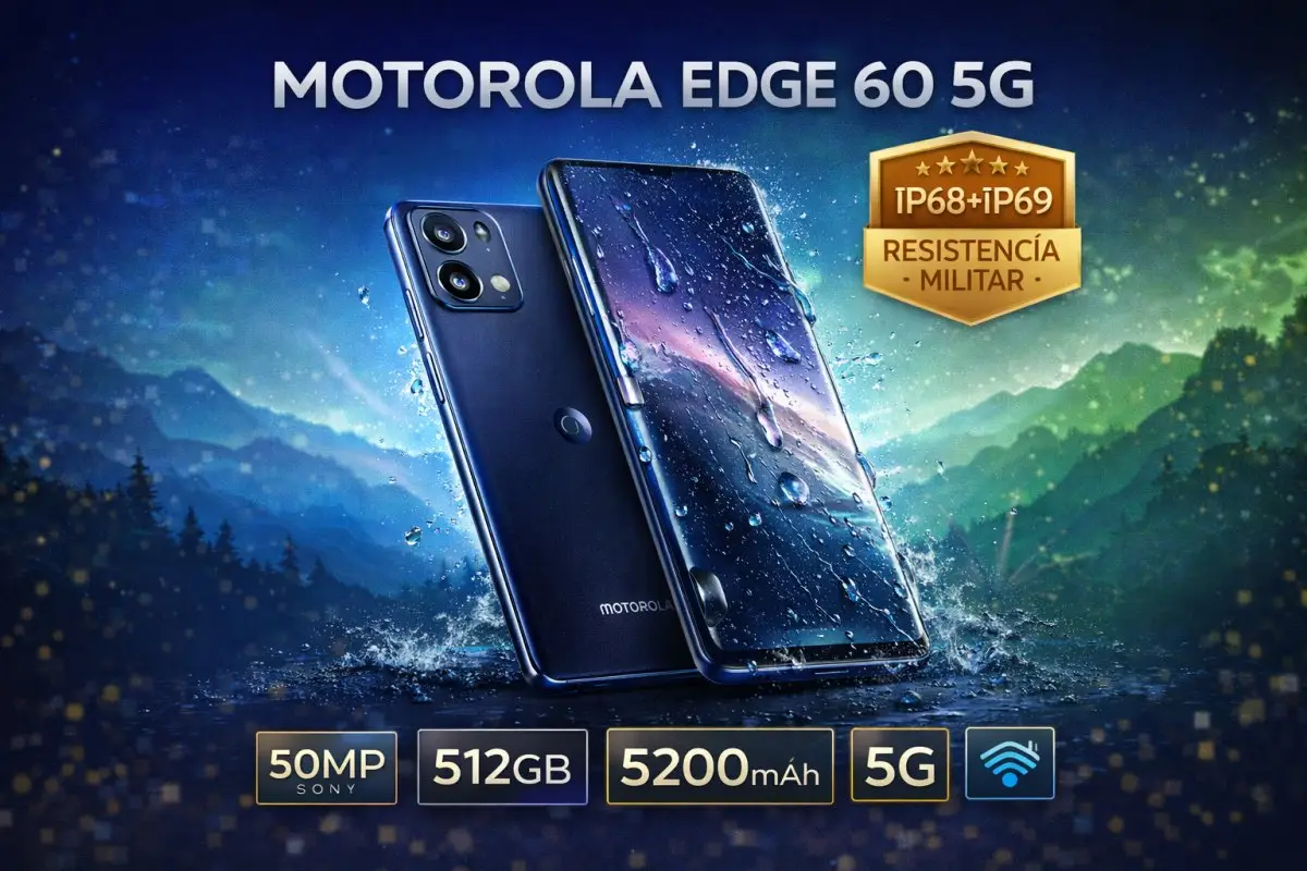Motorola Edge 60 5G: análise completa do smartphone resistente