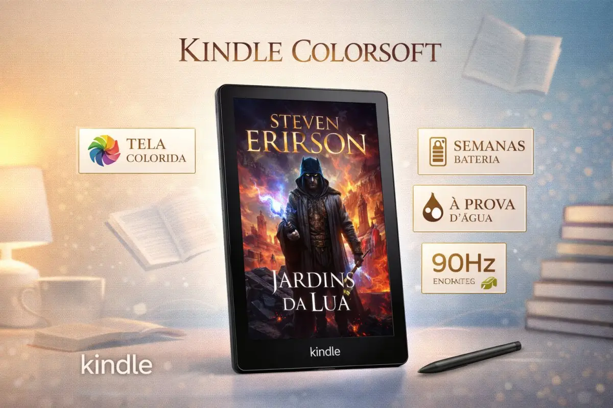 Kindle Colorsoft: o e-reader com tela colorida vale a pena?
