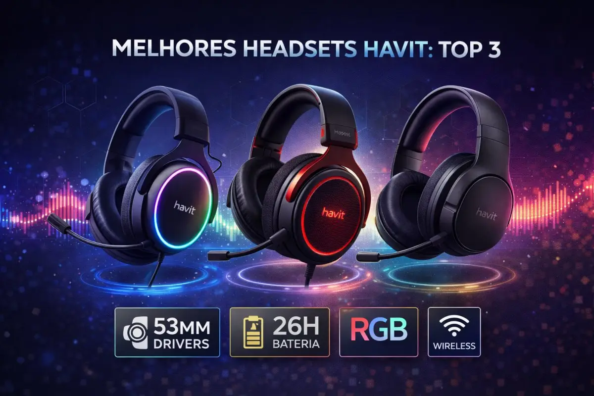 Havit HV-H2232d, H2002d ou Fuxi-H3: Qual o melhor headset gamer?