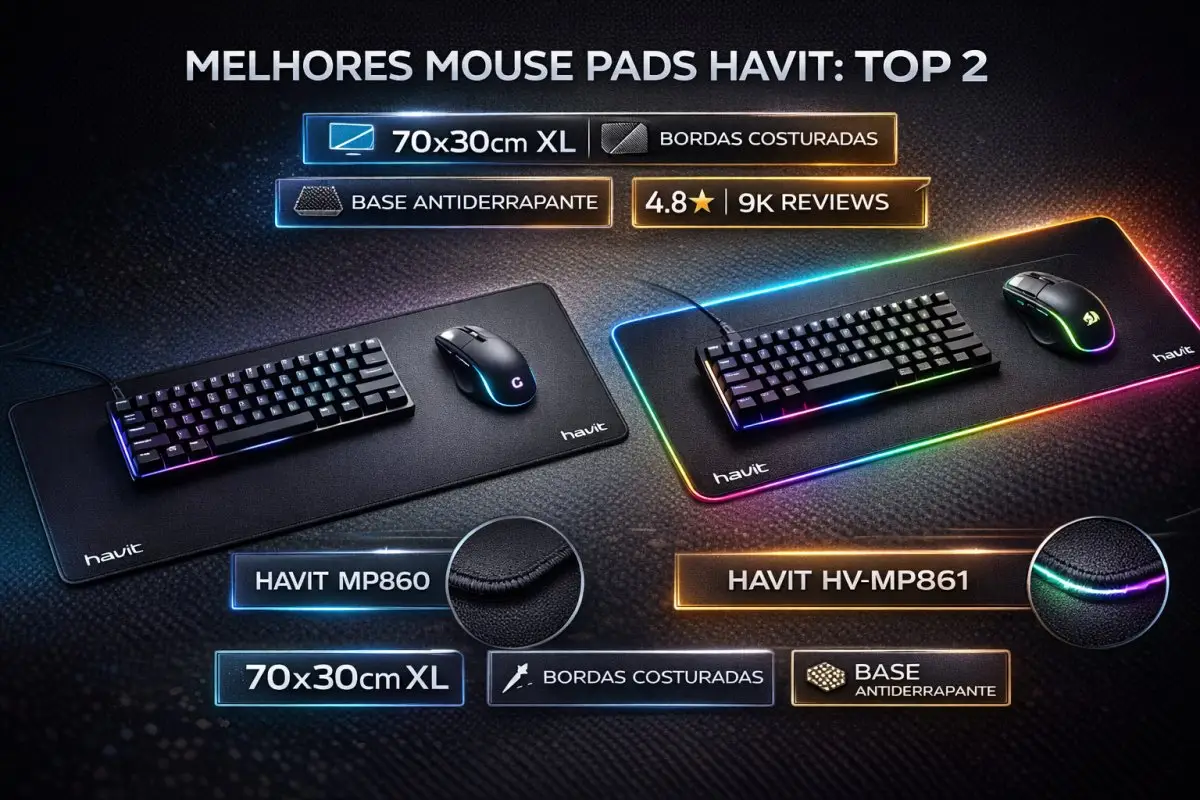 Havit MP860 vs HV-MP861: Qual o melhor mouse pad gamer?