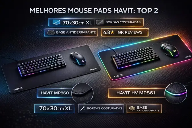 Havit MP860 vs HV-MP861: Qual o melhor mouse pad gamer?