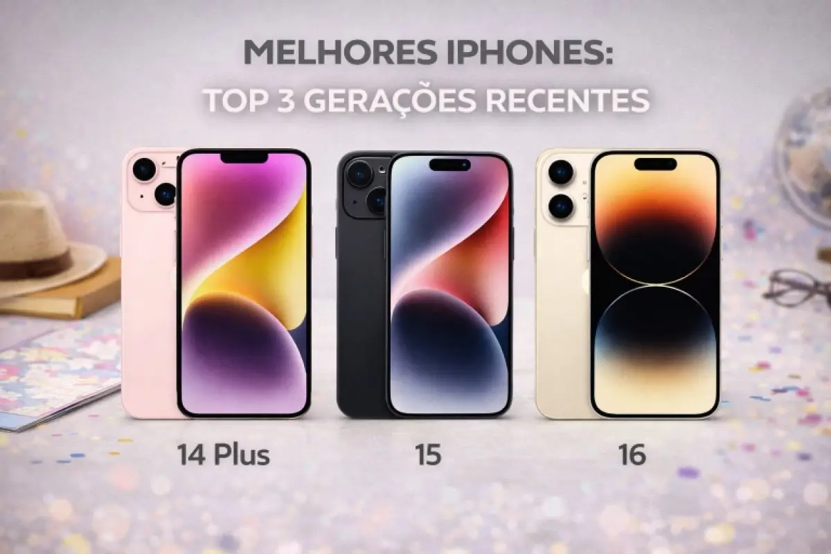 iPhone 14 Plus vs iPhone 15 e 16: qual o melhor?