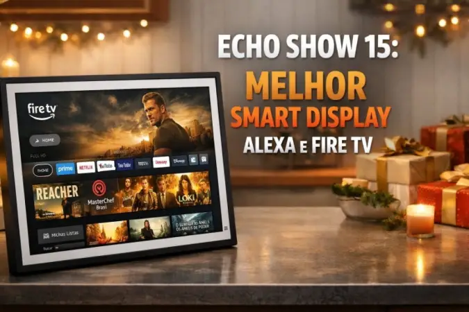 Review: Echo Show 15, o smart display completo com Alexa e Fire TV