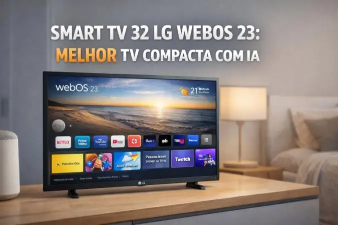 Smart TV LG 32": a melhor TV compacta com IA?