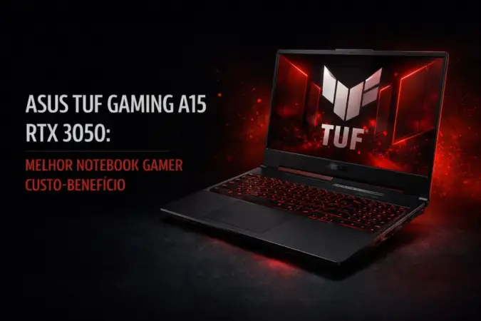 Notebook ASUS TUF Gaming A15 RTX 3050: Análise Gamer Completa