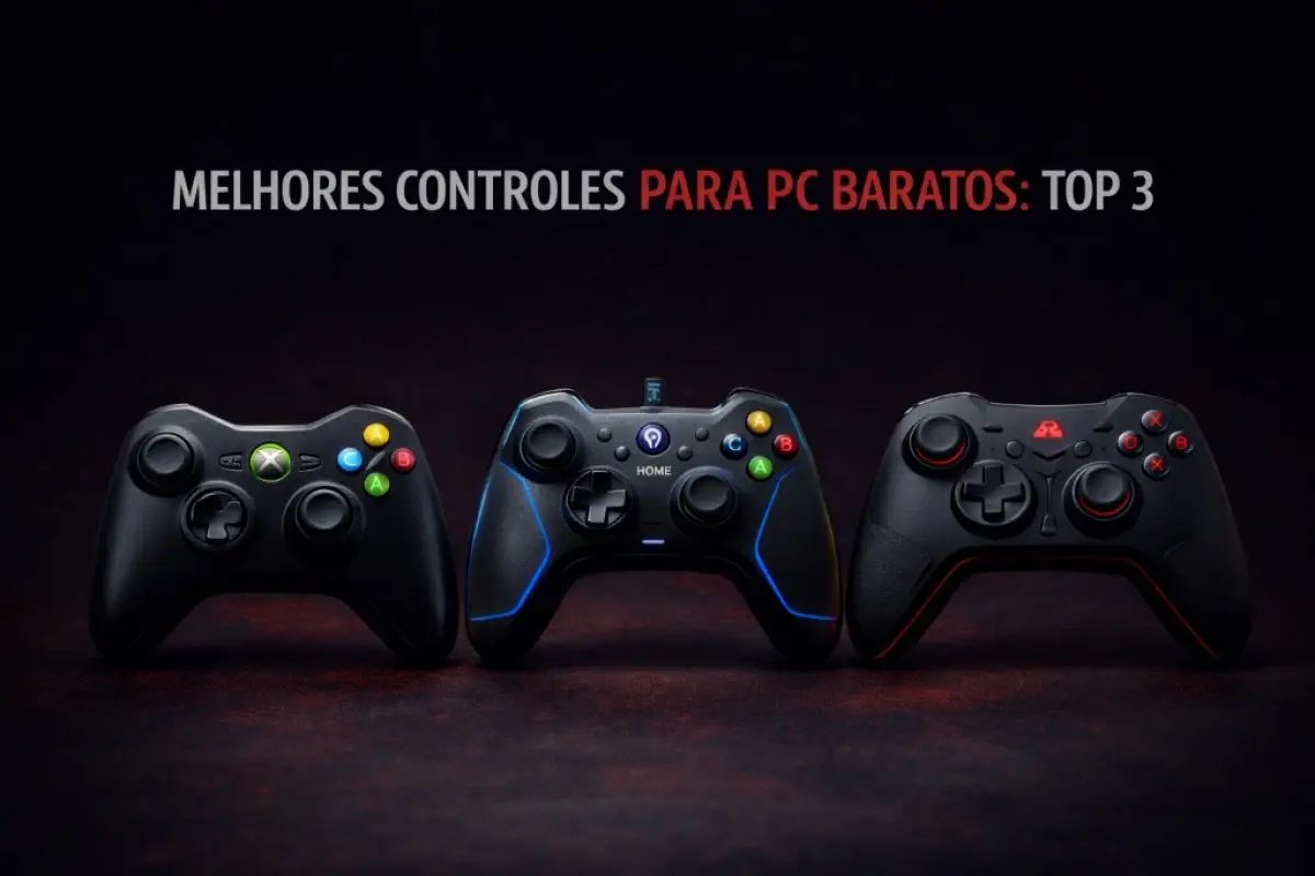 Qual o melhor controle para PC? Xbox 360, Feir FR-201, Redragon