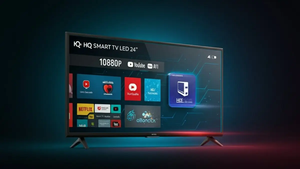 HQ Smart TV LED 24": a Smart TV compacta que vale a pena?