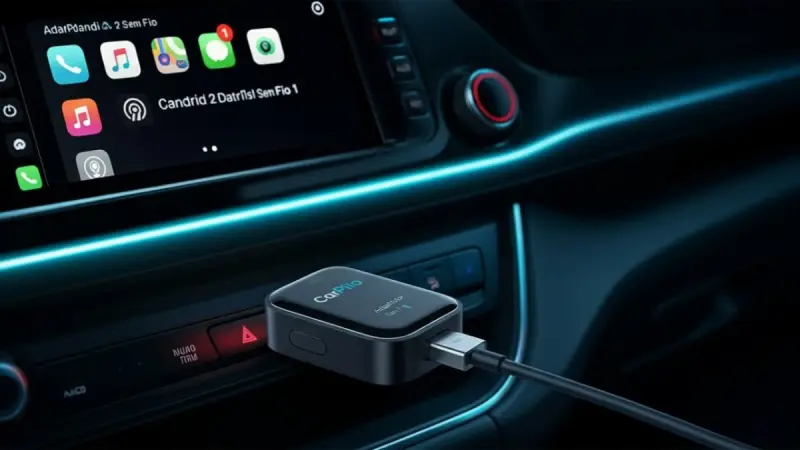 Adaptador CarPlay Android Sem Fio: vale a pena?