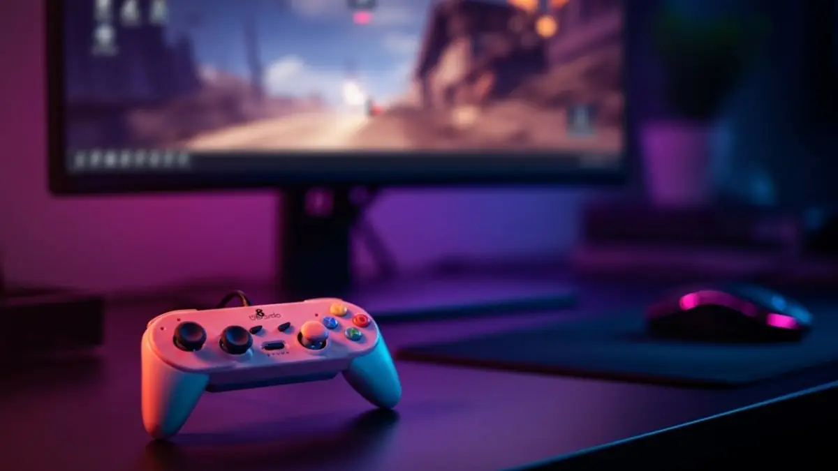 8Bitdo Ultimate 2C: vale a pena o controle com fio para PC e Android?